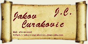 Jakov Curaković vizit kartica